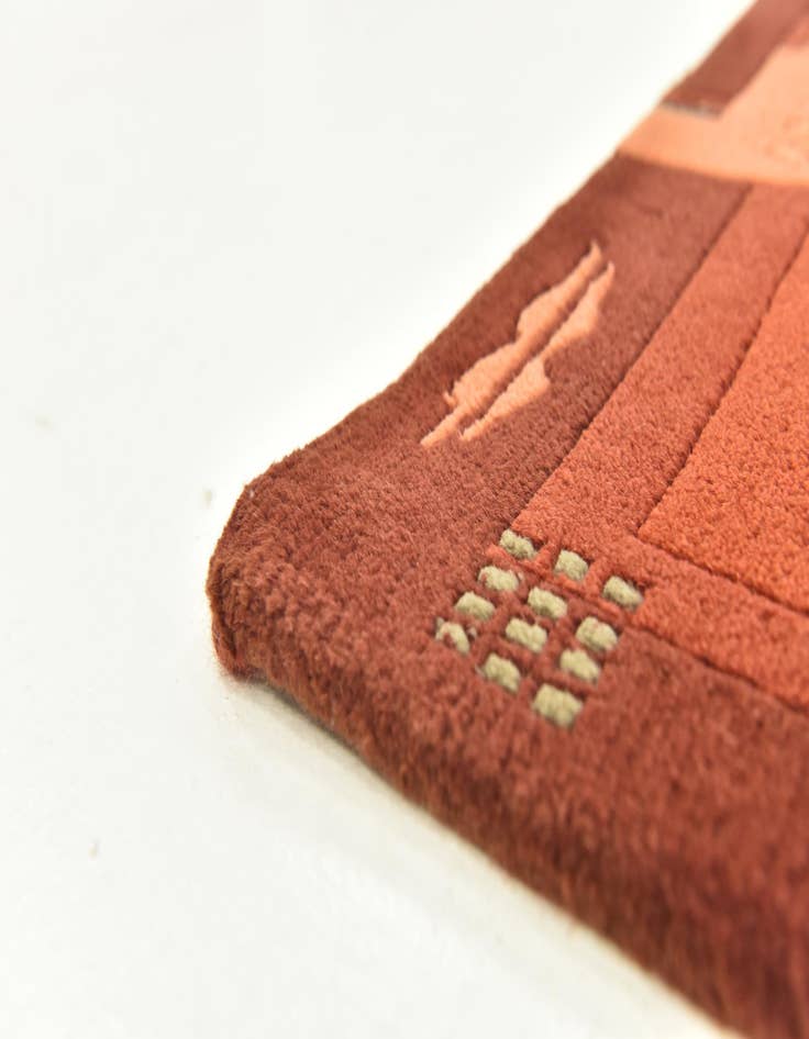 Detail image of  2' 5 x 4' 8  Hand Knotted Nepal Wool Rug