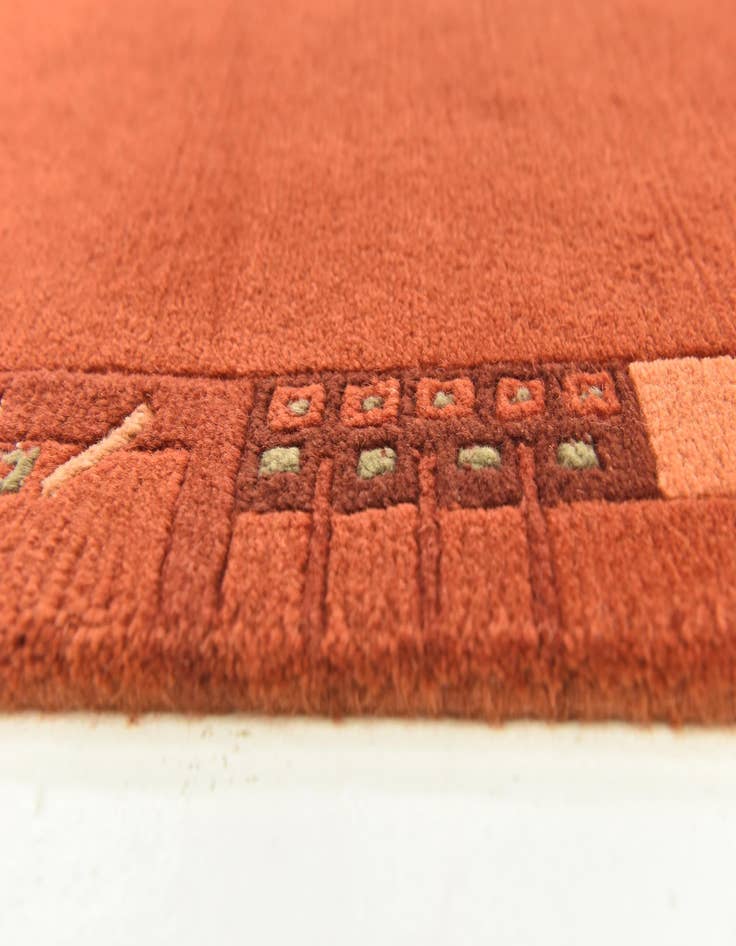 Detail image of  2' 5 x 4' 8  Hand Knotted Nepal Wool Rug