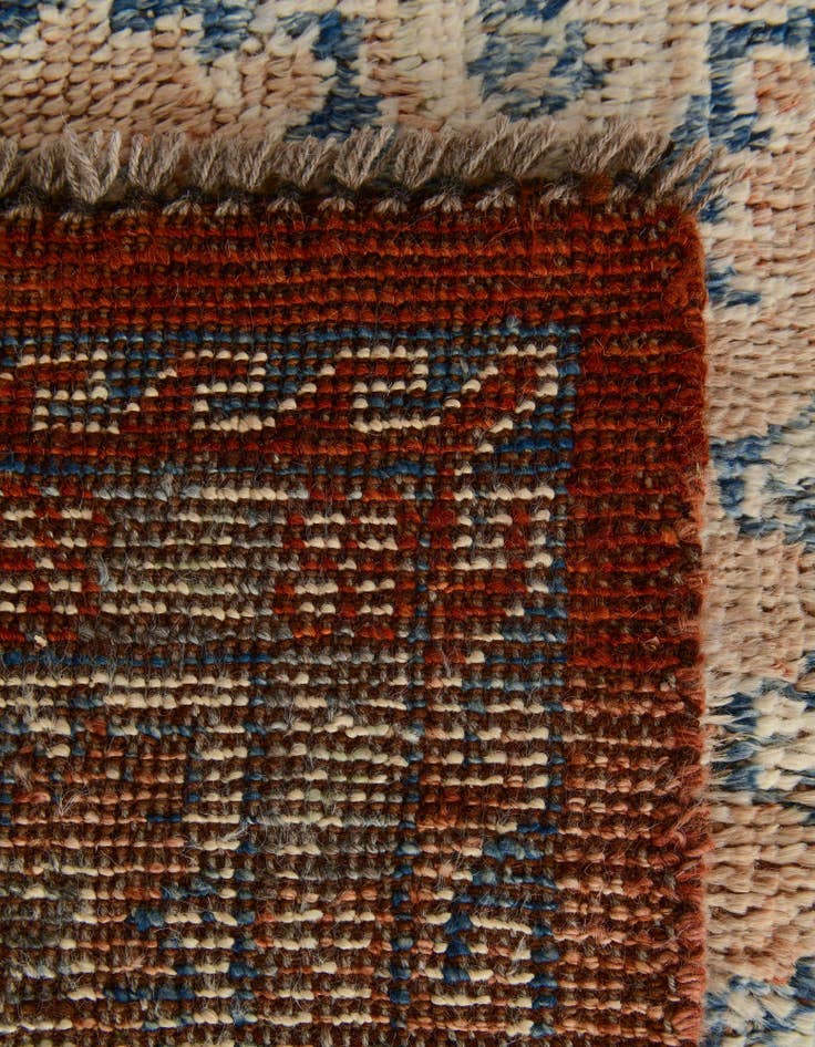 Detail image of  5' 2 x 6' 11  Hand Knotted Oushak Wool Rug
