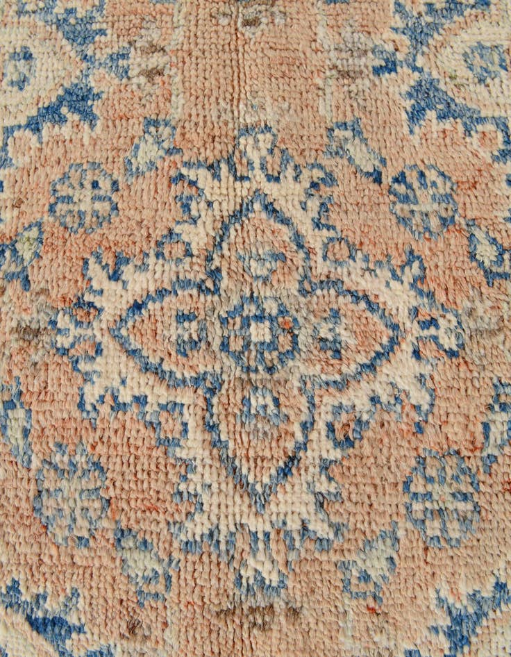 Detail image of  5' 2 x 6' 11  Hand Knotted Oushak Wool Rug