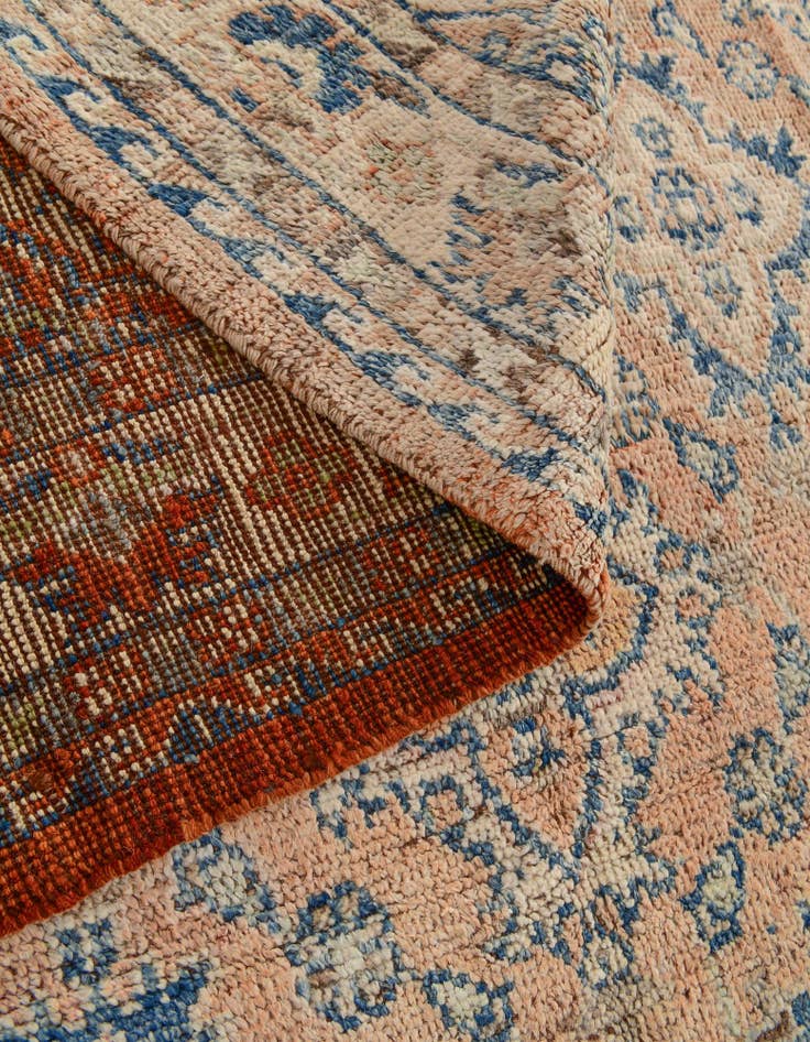Detail image of  5' 2 x 6' 11  Hand Knotted Oushak Wool Rug