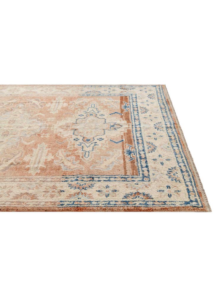 Detail image of  5' 6 x 8' 3  Hand Knotted Oushak Wool Rug