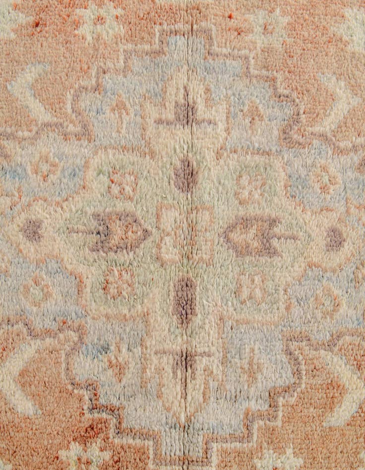 Detail image of  5' 6 x 8' 3  Hand Knotted Oushak Wool Rug