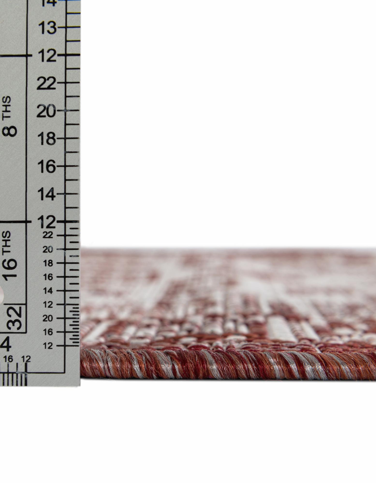 Rust Red 6' x 9' Estelle Aztec Indoor / Outdoor Rug | Rugs.com