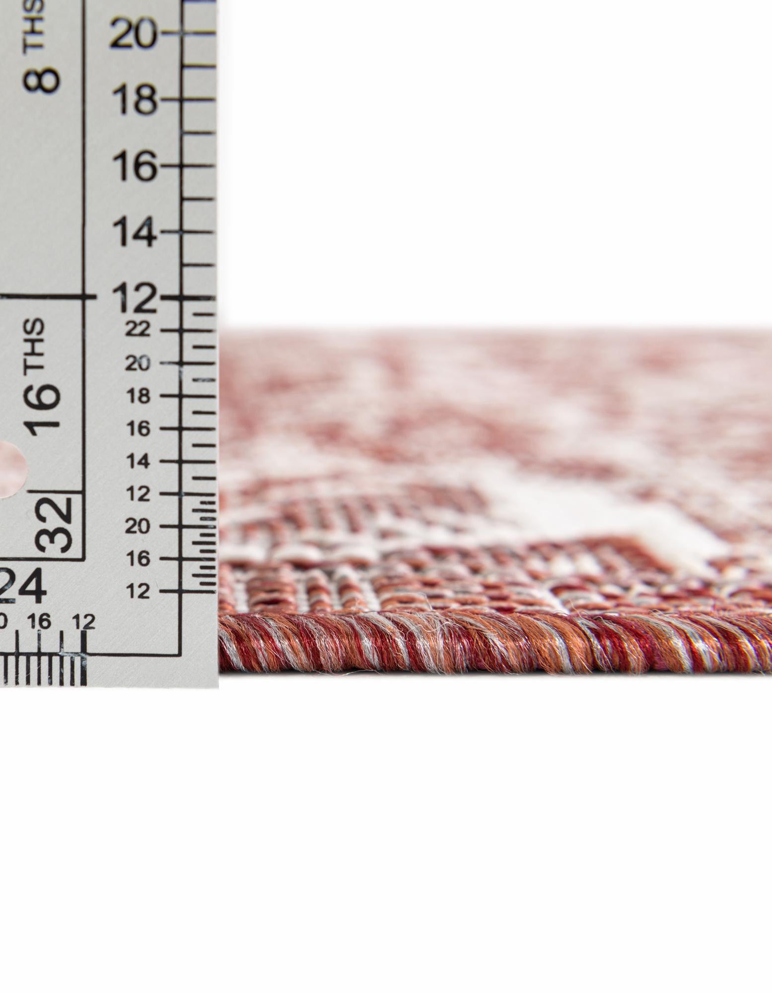 Rust Red 10' x 13' Aztec Indoor / Outdoor Rug | Rugs.com