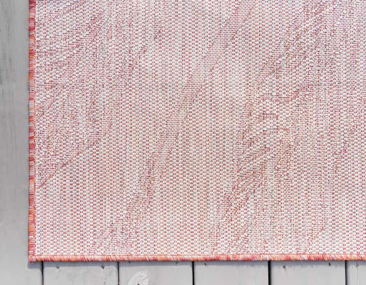 Rust Red 4' x 6' Botanical Indoor / Outdoor Rug | Rugs.com