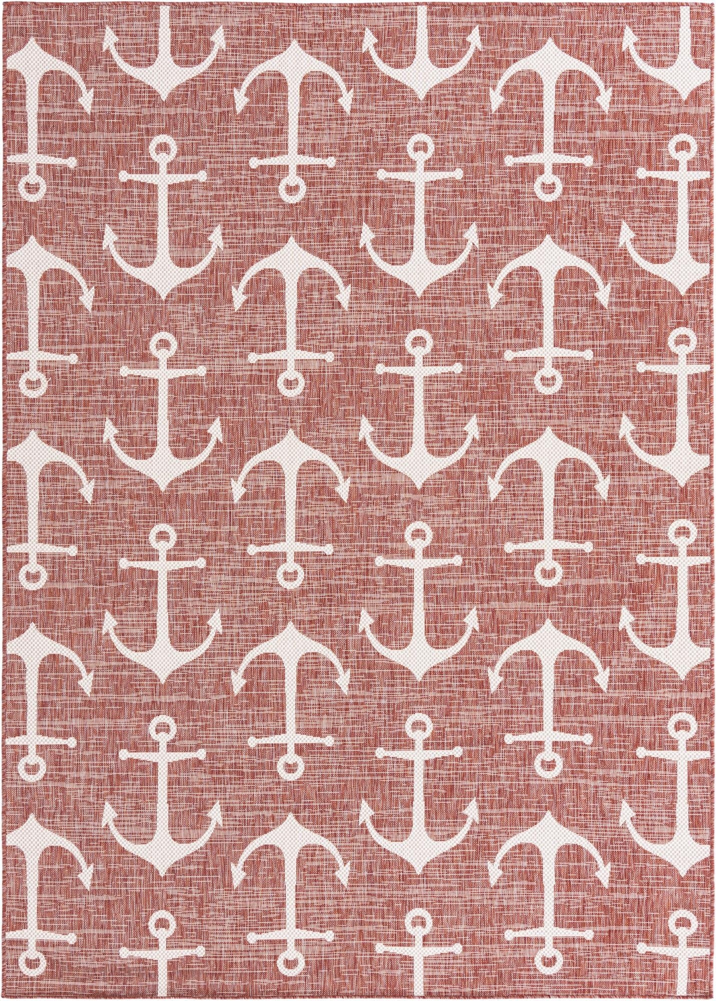  7' x 10'  Washable Coastal Indoor / Outdoor Rug