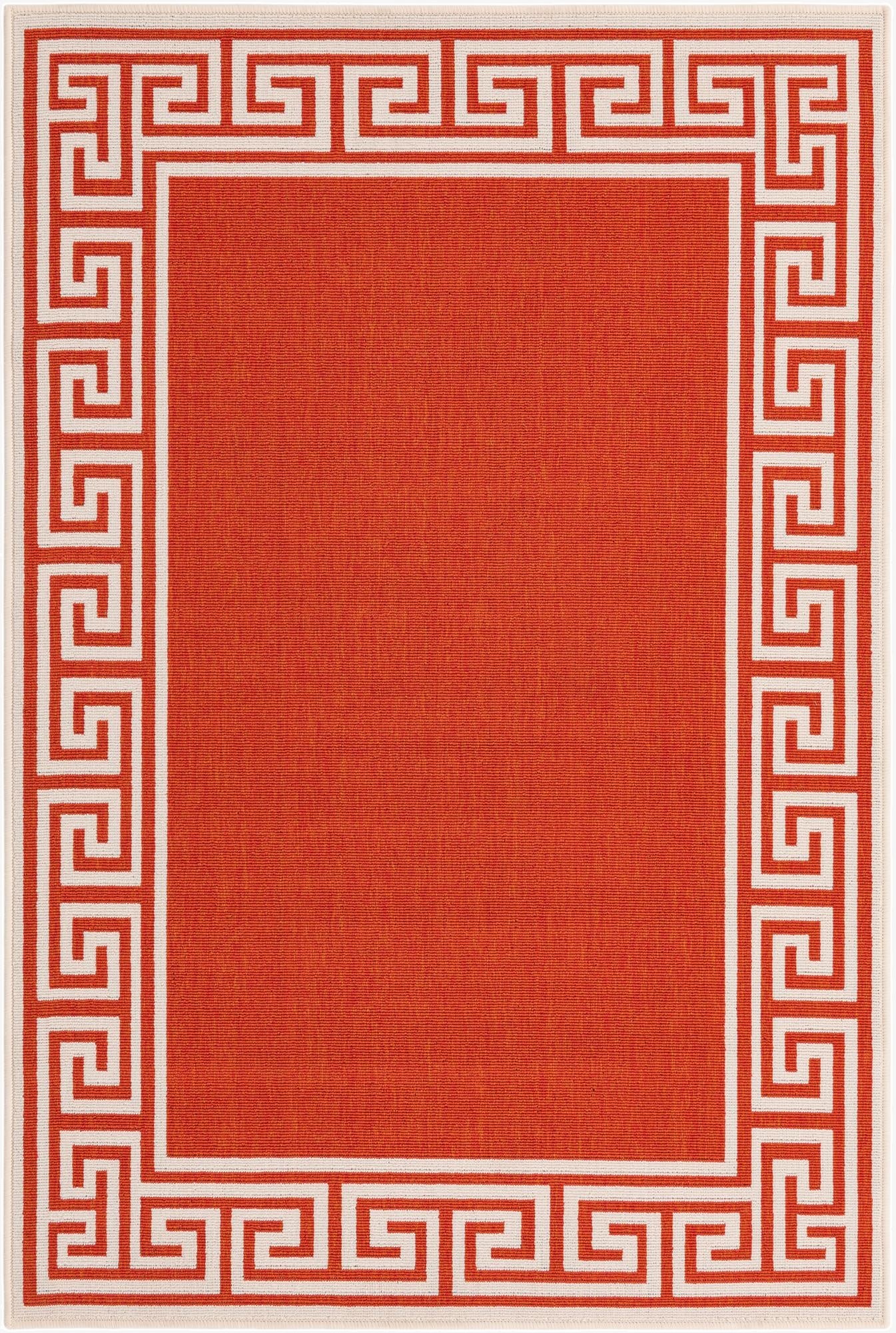  4' x 6'  Washable Coastal Indoor / Outdoor Rug