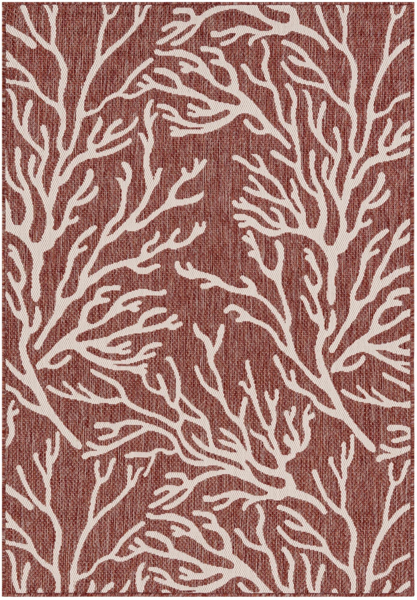  4' x 6'  Washable Coastal Indoor / Outdoor Rug
