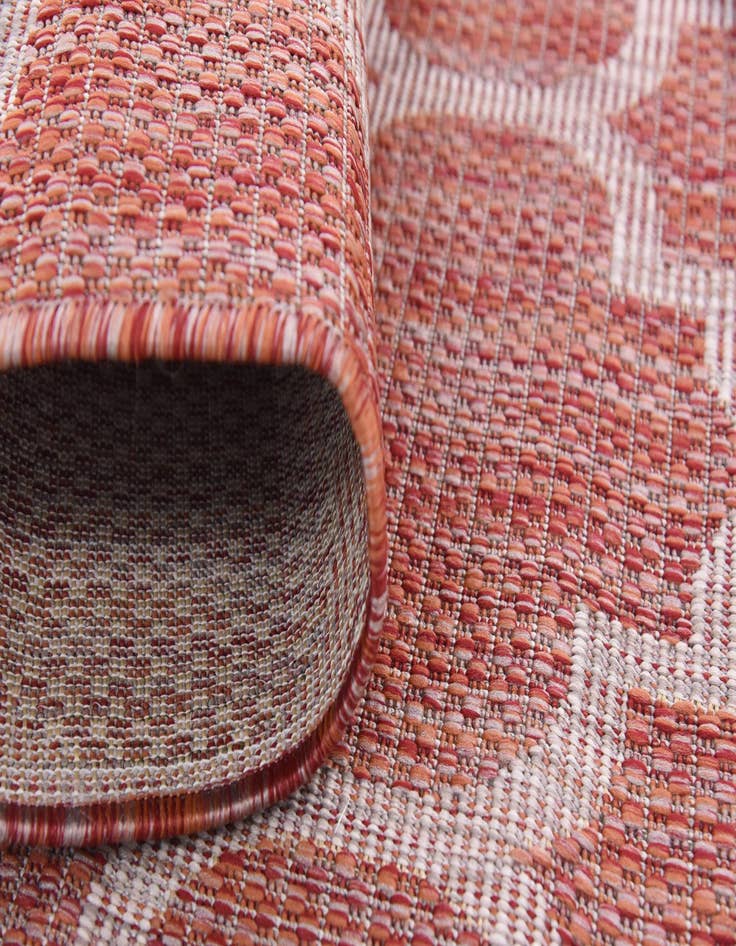 Detail image of  4' x 6'  Washable Lattice Indoor / Outdoor Rug