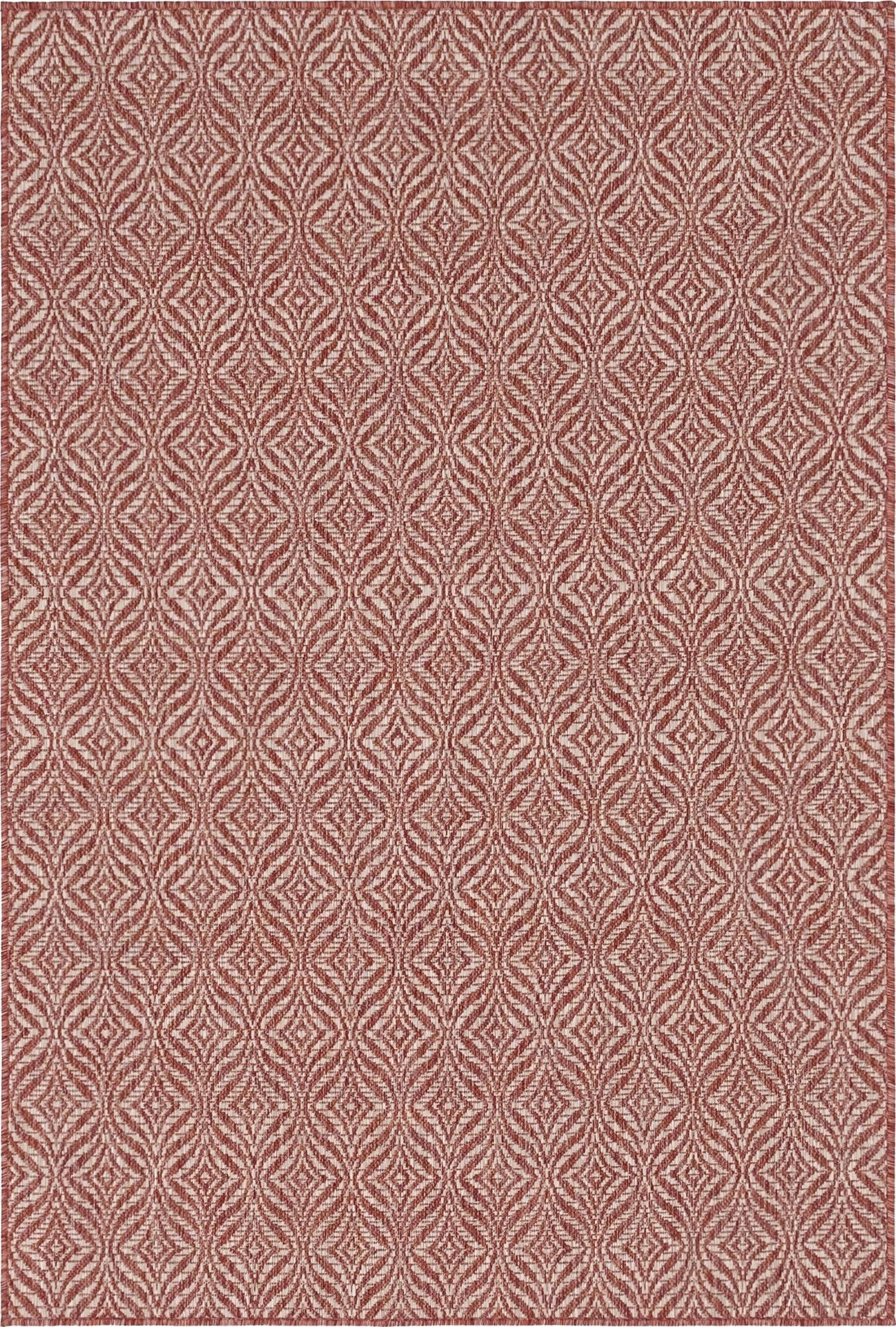  4' x 6'  Washable Lattice Indoor / Outdoor Rug