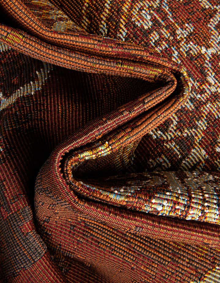 Rust Red 10' x 12' 2 Modern Indoor / Outdoor Rug | Rugs.com