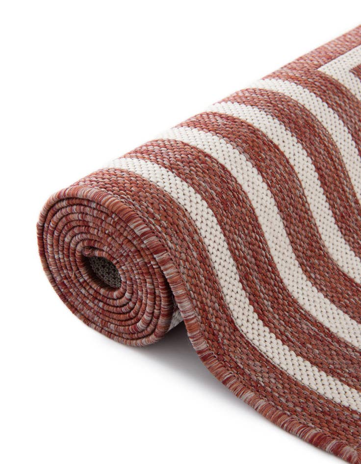 Detail image of  10' x 14'  Washable Modern Indoor / Outdoor Rug