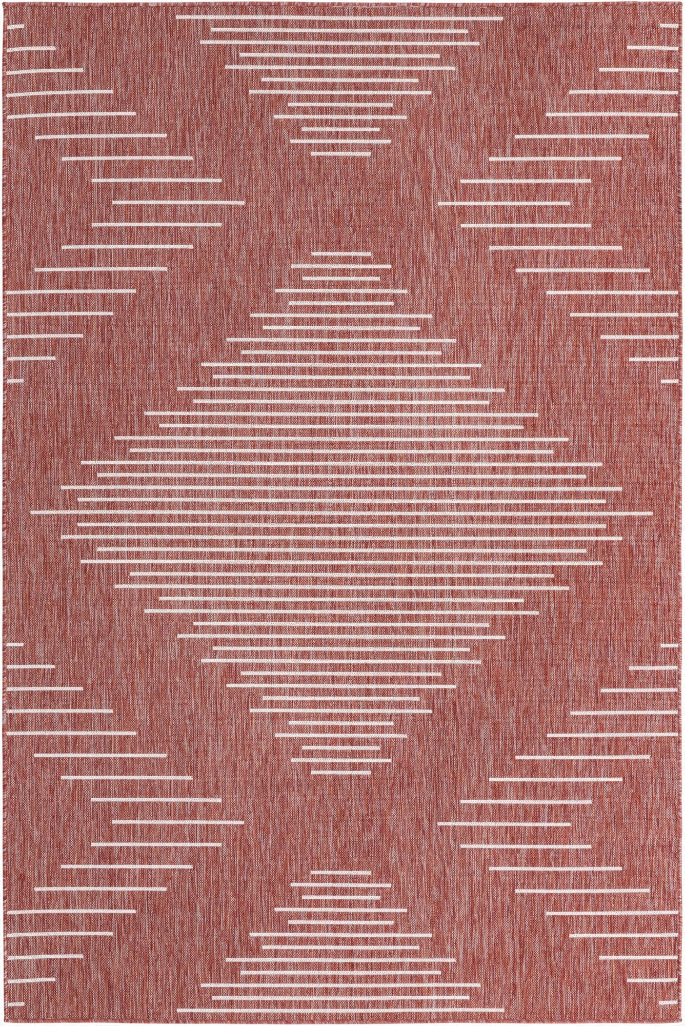  6' x 9'  Washable Modern Indoor / Outdoor Rug