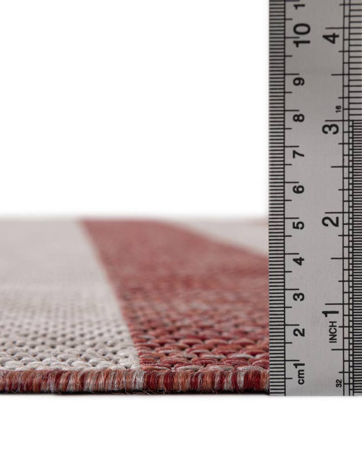 Detail image of  10' x 14'  Washable Ribbon Indoor / Outdoor Rug