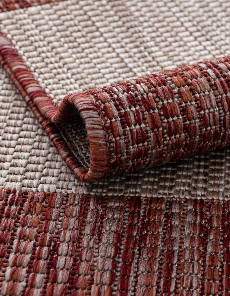 Detail image of  10' x 14'  Washable Ribbon Indoor / Outdoor Rug