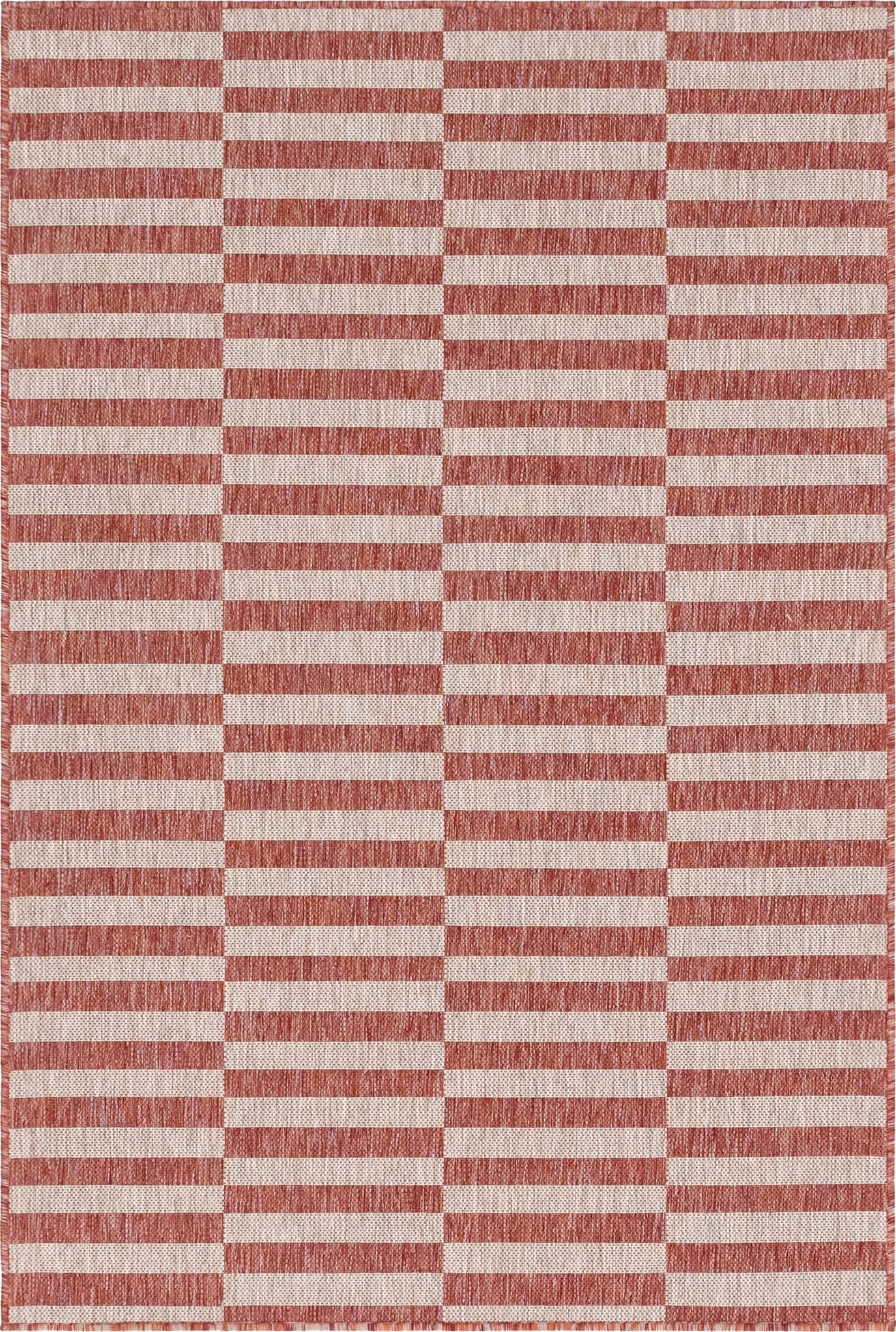  4' x 6'  Washable Ribbon Indoor / Outdoor Rug