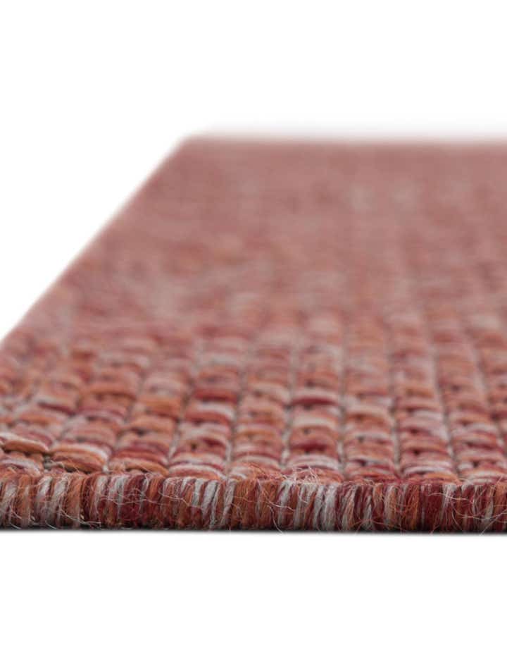 Rust Red 9' x 12' 2 Solid Indoor / Outdoor Rug | Rugs.com