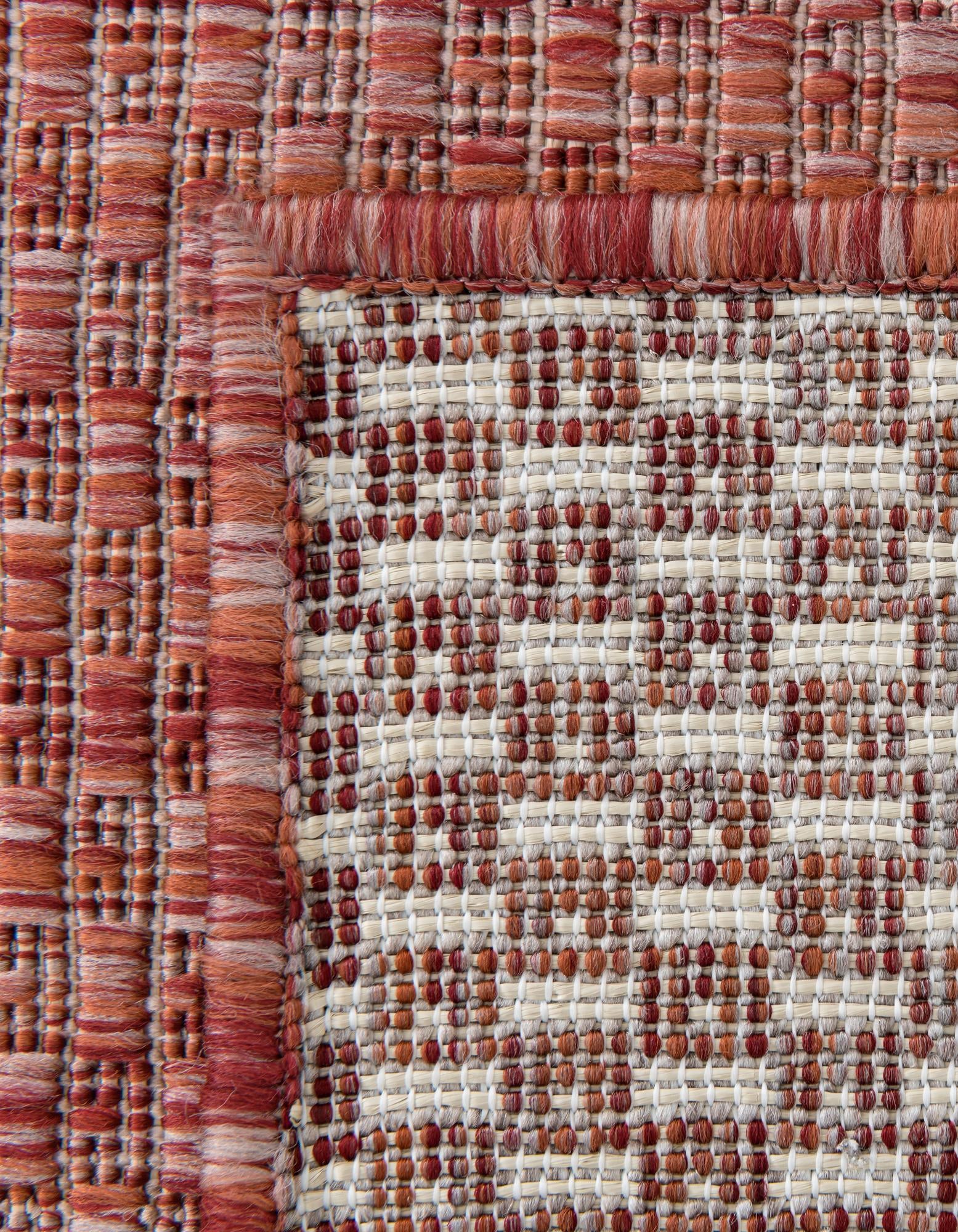 Rust Red 9' x 12' 2 Solid Indoor / Outdoor Rug | Rugs.com