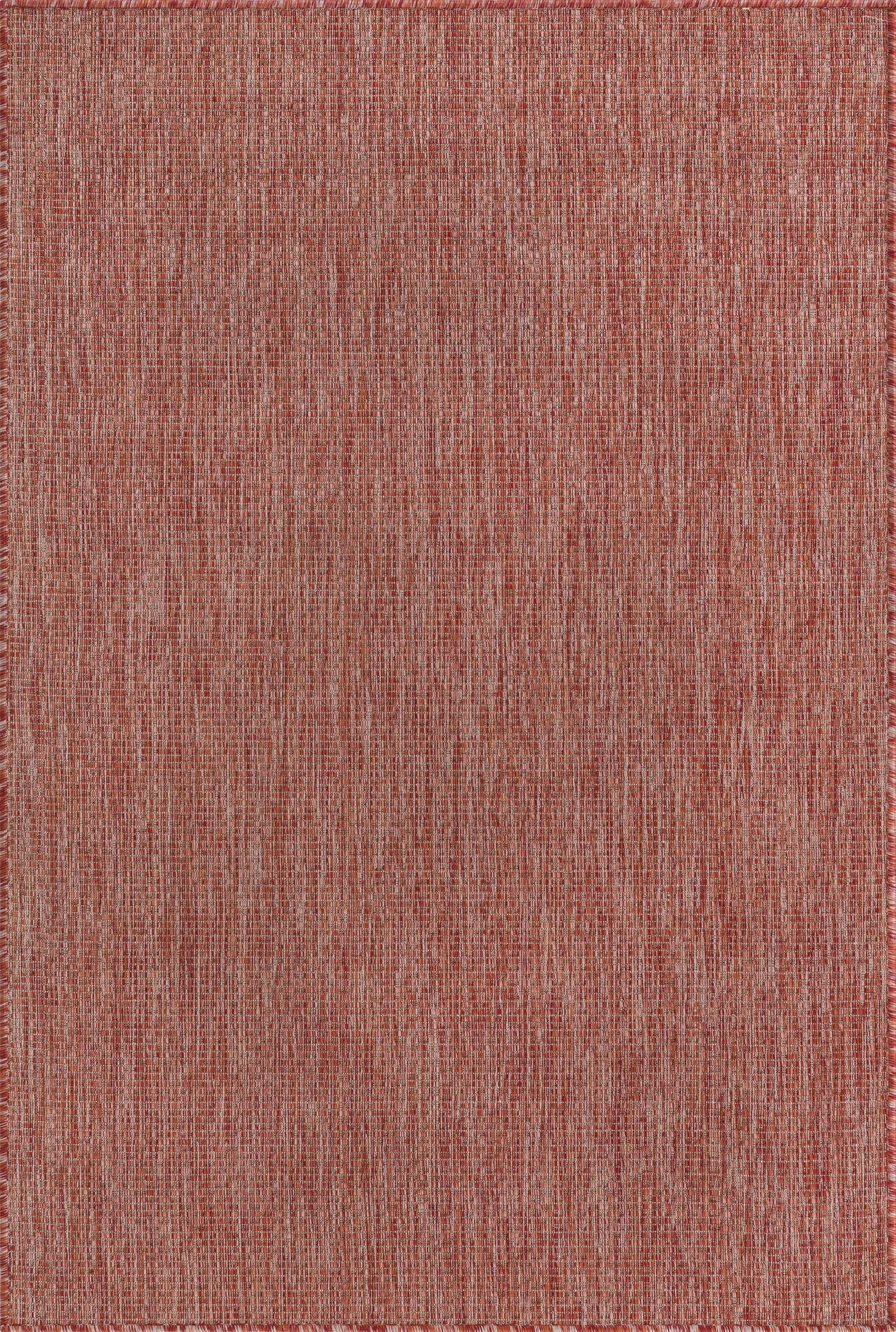  4' x 6'  Washable Solid Indoor / Outdoor Rug