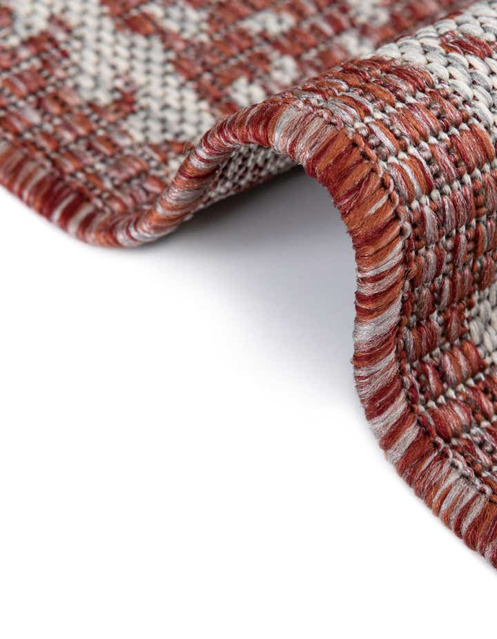 Rust Red 6' x 9' Traditional Indoor / Outdoor Rug | Rugs.com