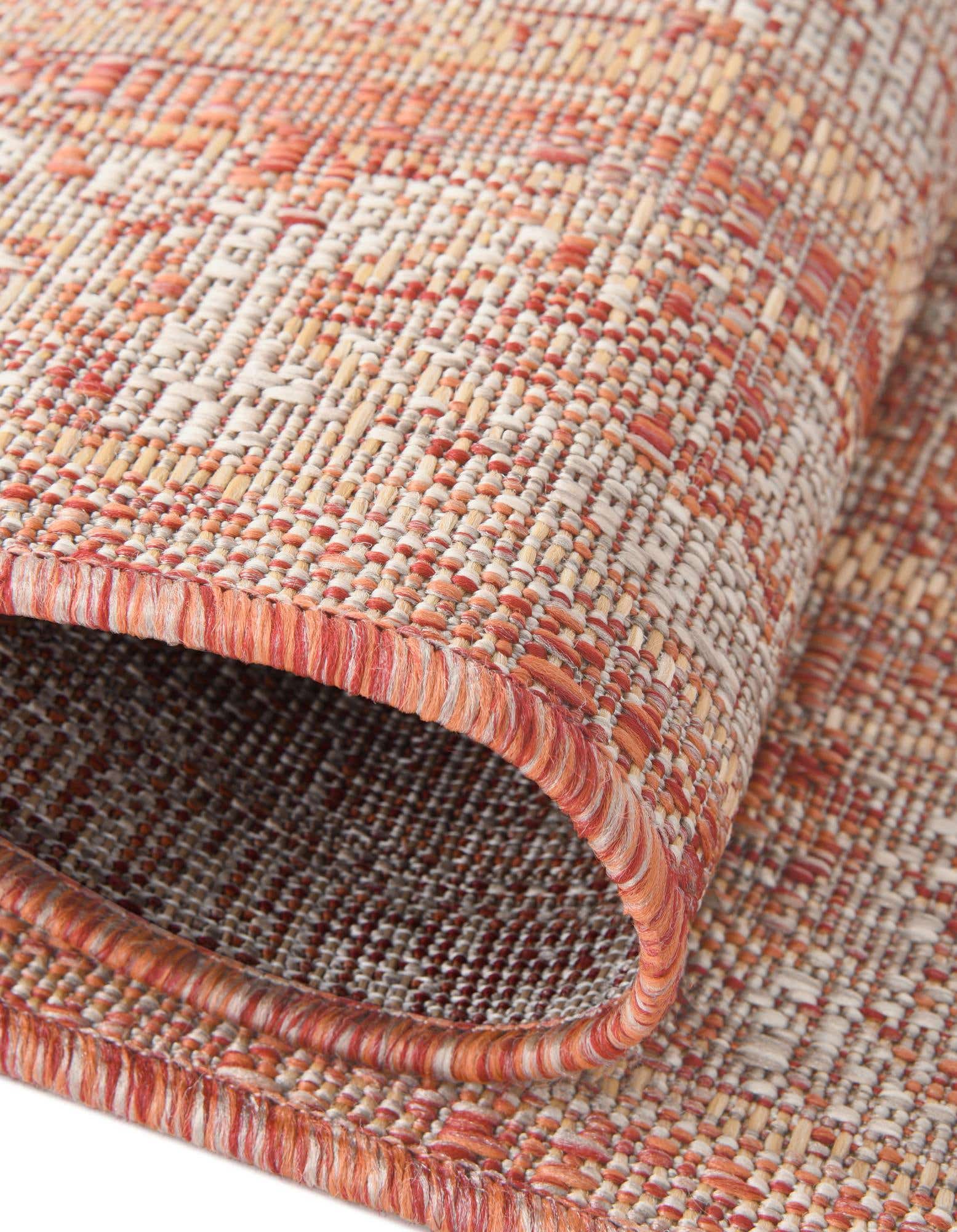 Rust Red 3' x 5' 3 Traditional Indoor / Outdoor Rug | Rugs.com