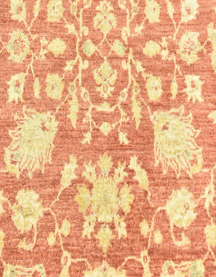 Detail image of  5' x 6' 4  Hand Knotted Peshawar Ziegler Rug