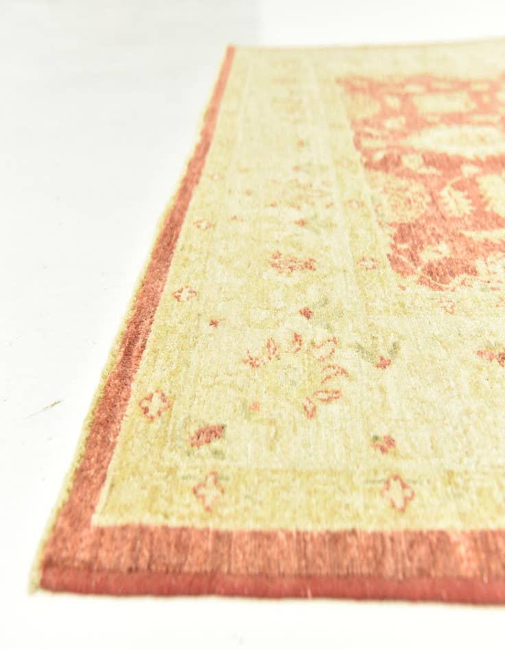 Detail image of  5' x 6' 4  Hand Knotted Peshawar Ziegler Rug