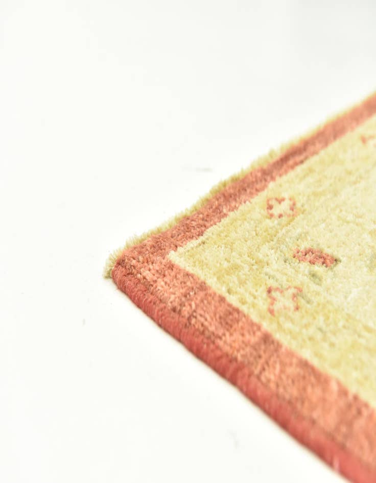 Detail image of  5' x 6' 4  Hand Knotted Peshawar Ziegler Rug