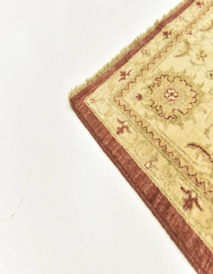 Detail image of  6' 10 x 8' 1  Hand Knotted Peshawar Ziegler Rug