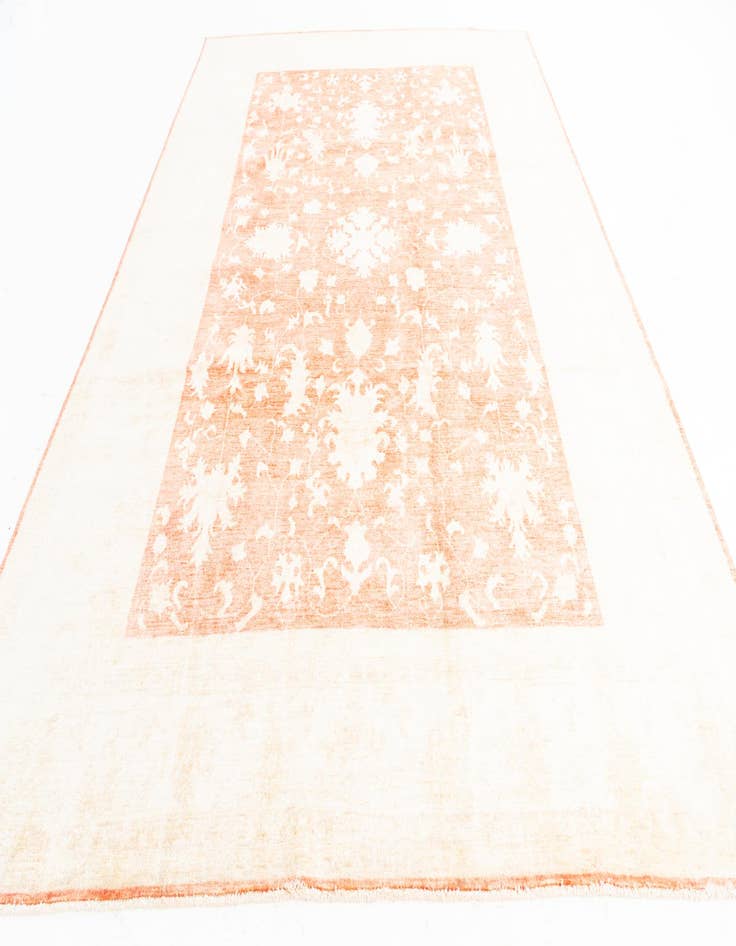 Detail image of  8' x 11' 8  Hand Knotted Peshawar Ziegler Oriental Rug