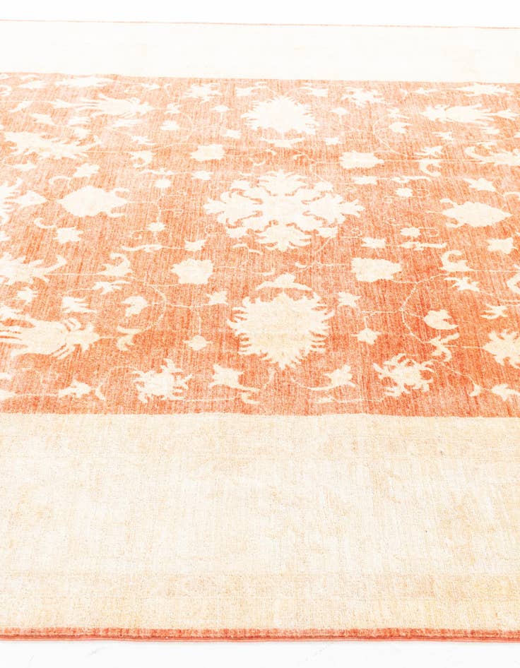 Detail image of  8' x 11' 8  Hand Knotted Peshawar Ziegler Oriental Rug