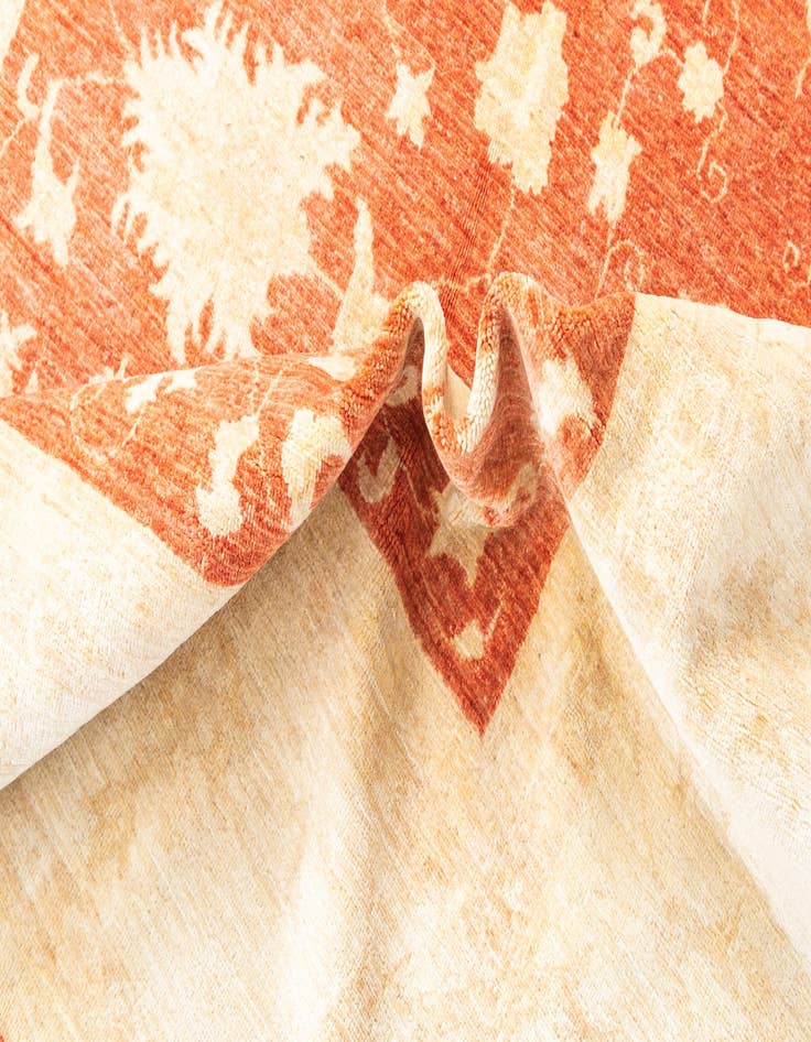 Detail image of  8' x 11' 8  Hand Knotted Peshawar Ziegler Oriental Rug