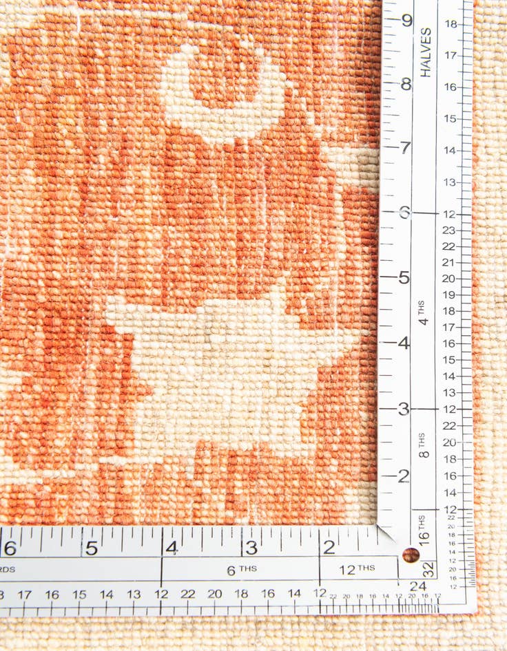 Detail image of  8' x 11' 8  Hand Knotted Peshawar Ziegler Oriental Rug