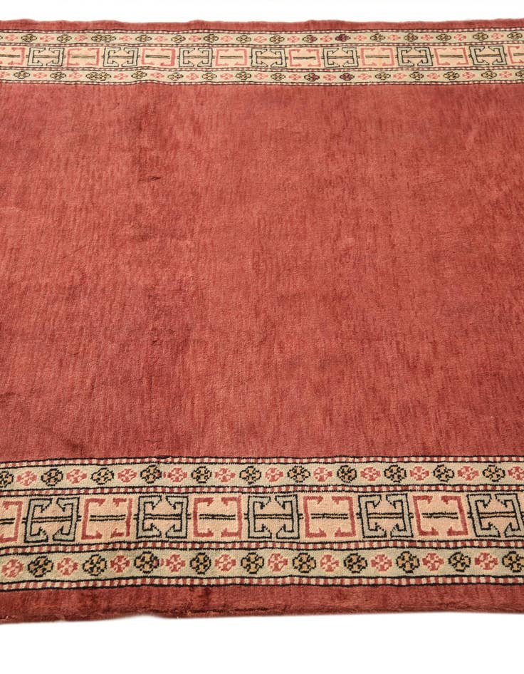 Detail image of  4' 2 x 5' 5  Hand Knotted Peshawar Ziegler Rug