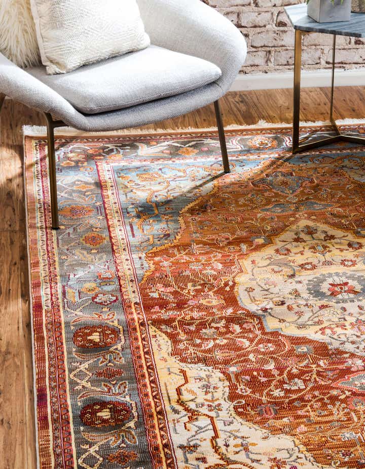 Rust Red 8' 4 x 10' Santiago Rug | Rugs.com