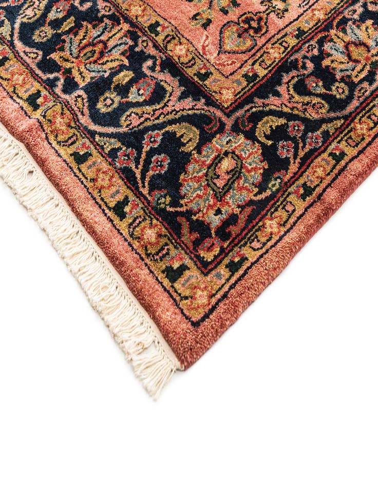 Detail image of  6' 6 x 10'  Hand Knotted Sarough Wool Rug