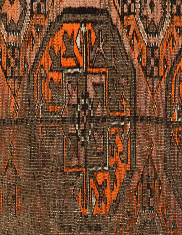 Detail image of  3' 2 x 4' 8  Hand Knotted Shiraz Persian Wool Rug