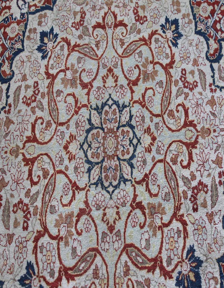 Detail image of  9' 4 x 12' 10  Hand Knotted Tabriz Persian Rug