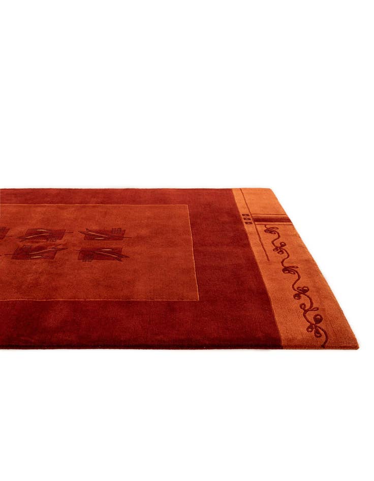 Detail image of  5' 8 x 7' 10  Hand Knotted Tibet Wool Rug