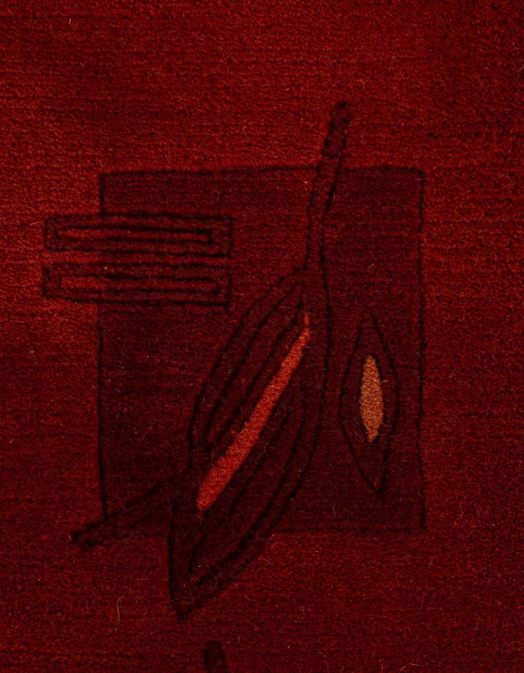 Detail image of  5' 8 x 7' 10  Hand Knotted Tibet Wool Rug