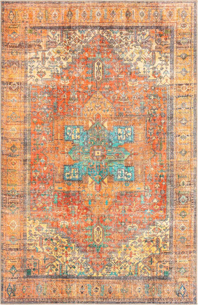 Rust Red 5' x 8' Timeless Rug | Rugs.com