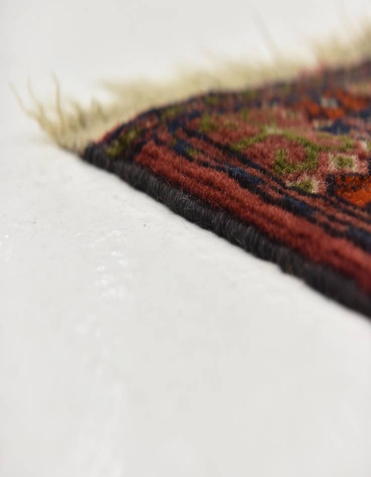 Detail image of  5' 4 x 8' 2  Hand Knotted Torkaman Oriental Wool Rug