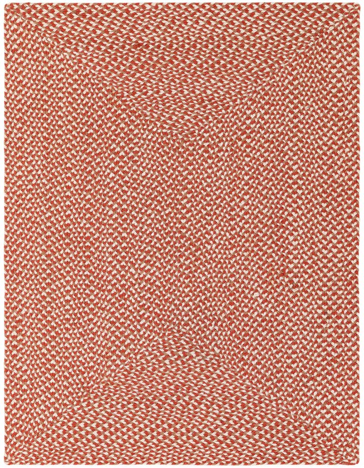 Detail image of  3' 1 x 5' 1  Hand Tweed Braided Jute Rug