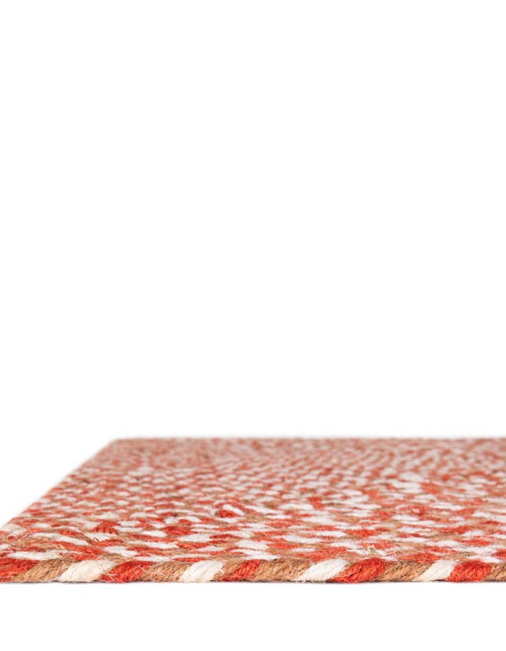 Detail image of  2' x 3' 1  Hand Tweed Braided Jute Rug