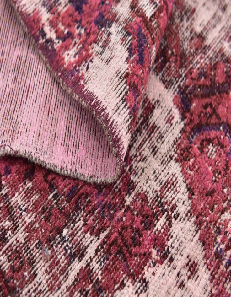 Detail image of  3' 7 x 6' 2  Hand Knotted Ultra Vintage Persian Wool Rug