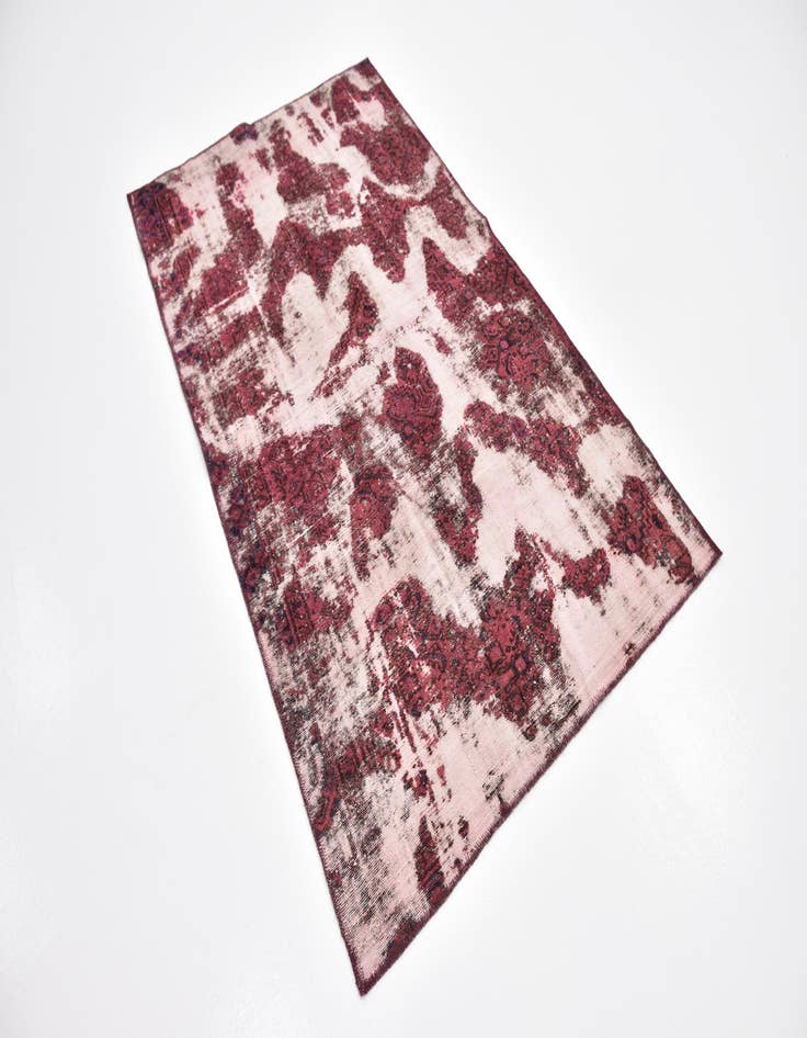 Detail image of  3' 7 x 6' 2  Hand Knotted Ultra Vintage Persian Wool Rug