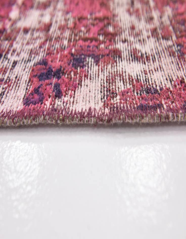 Detail image of  3' 7 x 6' 2  Hand Knotted Ultra Vintage Persian Wool Rug