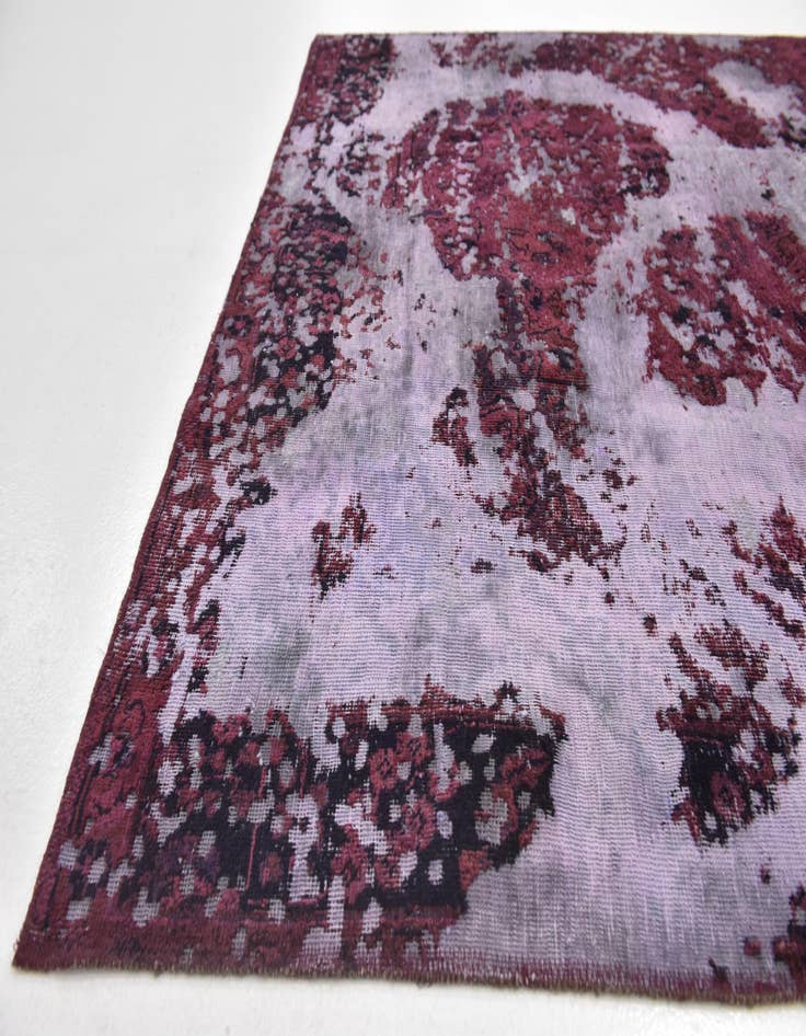 Detail image of  4' 10 x 6' 5  Hand Knotted Ultra Vintage Persian Wool Rug