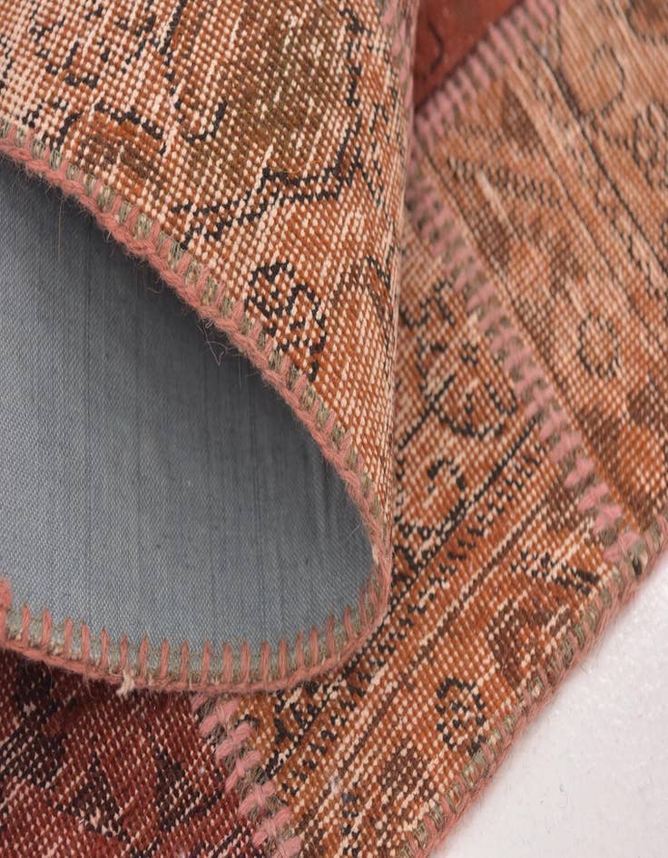 Detail image of  2' 10 x 4'  Hand Knotted Ultra Vintage Persian Wool Rug